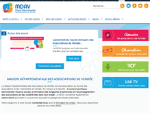 Tablet Screenshot of mdavendee.fr
